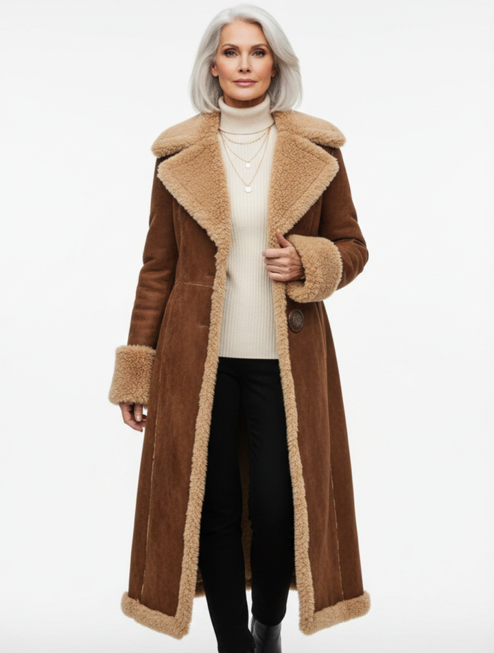 Guylène™ Cappotto di pelliccia morbida