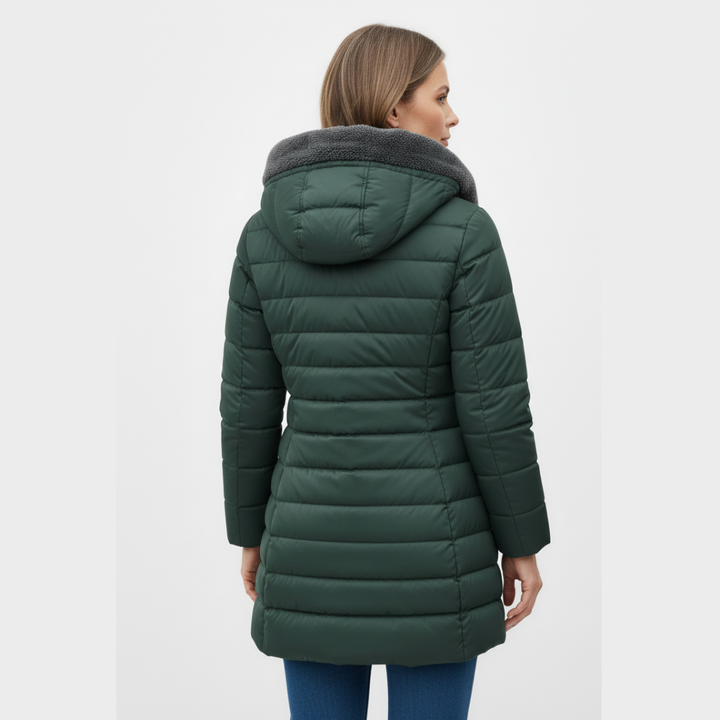 Clair | Cappotto puffer foderato in pile